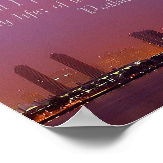 Psalm 27:1 Skyline poster (Hoek)