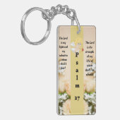 Psalm 27:1 sleutelhanger (Voorkant Links)