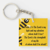 psalm 27:1 sleutelhanger (Voorkant)