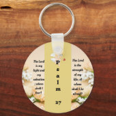 Psalm 27:1 sleutelhanger (Voorkant)