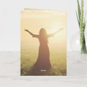 Psalm 27:4 Een ding dat ik verlangde van de Heere  Kaart (Achterkant)