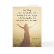 Psalm 27:4 Een ding dat ik verlangde van de Heere
