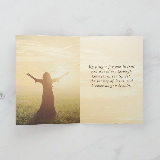 Psalm 27:4 Een ding dat ik verlangde van de Heere  Kaart (Binnen)