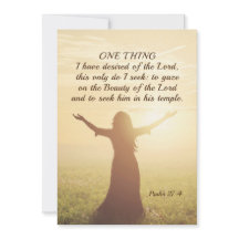 Psalm 27:4 Een ding dat ik verlangde van de Here K