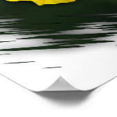 Psalm 27:4 Hibiscus op wit Poster (Hoek)