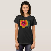 Psalm 27:4 over zwarte vrouwen t-shirt (Voorkant volledig)