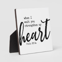 Psalm 27:4 wacht Bijbelse Scripture Farmhouse Sign