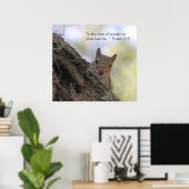 Psalm 27:5 het Poster van de Manuscript (Thuiskantoor)