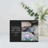 Psalm 27:5 (KJV) Briefkaart (Staand voorkant)