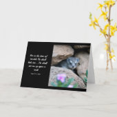 Psalm 27:5 (KJV)-kaart  Kaart (Gele Bloem)