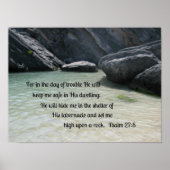 psalm 27:5 poster (Voorkant)