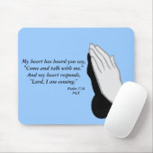 psalm 27:8 mousepad muismat (Met muis)