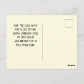 Psalm 27:8 Uw gezicht LORD ik zal Bijbel zoeken Briefkaart (Achterkant)