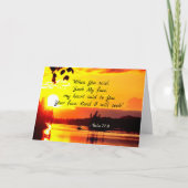 Psalm 27:8 Uw gezicht LORD ik zal Bijbel zoeken Kaart (Voorkant)