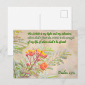 psalm 27 briefkaart (Voorkant / Achterkant)