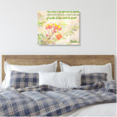psalm 27 canvas afdruk (Insitu (Slaapkamer))