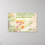 psalm 27 canvas afdruk (Voorkant)