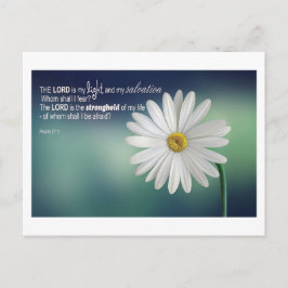 Psalm 27 - De Heer is mijn Licht .... Briefkaart