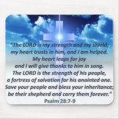 psalm 28:7-9 muismat (Voorkant)