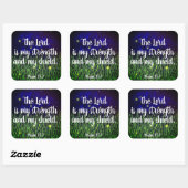 Psalm 28:7 Christelijke Bijbel Schrift Stickers (Vel)