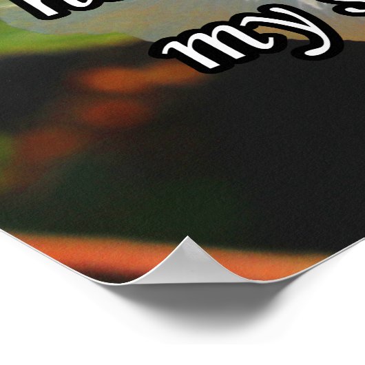 Psalm 28:7, Hibiscus Poster (Hoek)