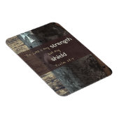 Psalm 28:7 Sterkte en Schild magneet (Rechterzijde)