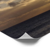 Psalm 29:3 De stem van de Heer staat op het water Poster (Hoek)