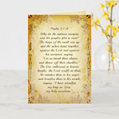 Psalm 2 1-6 Waarom verenigen de naties zich? Kaart (Gele Bloem)