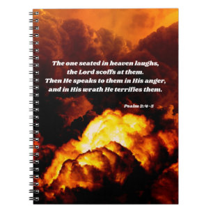 Psalm 2 Gods Anger Bible Verse Notitieboek