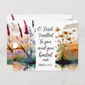 Psalm 30:2 Gij hebt mij genezen, Christelijke bijb (Voorkant / Achterkant)