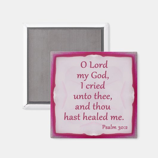 Psalm 30:2 Magneet (Voorkant / Achterkant)