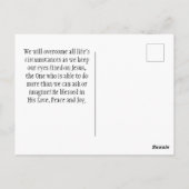 Psalm 30:2 O Here, Gij hebt mij genezen Christelij Briefkaart (Achterkant)