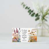 Psalm 30:2 O Here, Gij hebt mij genezen Christelij Visitekaartje (Staand voorkant)