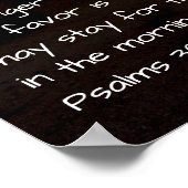 Psalm 30:4-5 poster (Hoek)