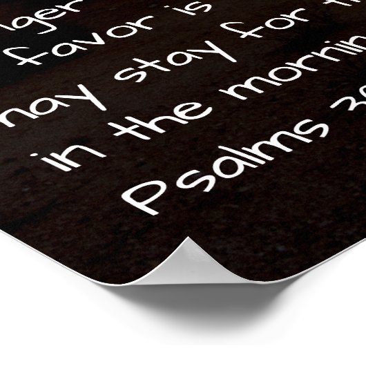 Psalm 30:4-5 poster (Hoek)