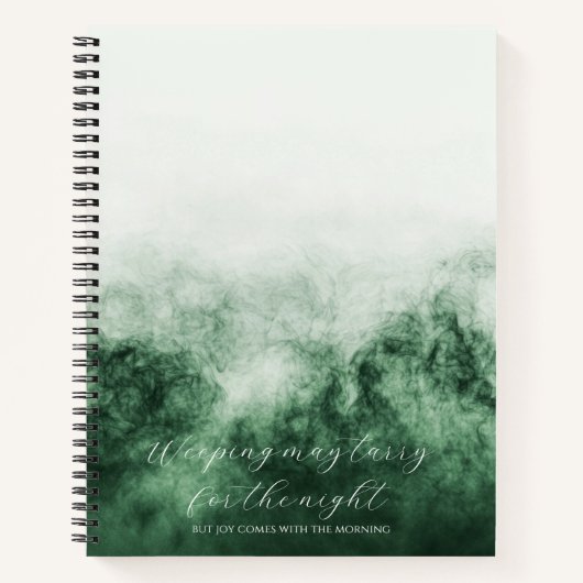 Psalm 30:5 Bijbelstudie Aangepast  Notitieboek (Voorkant)