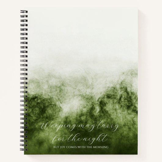 Psalm 30:5 Bijbelstudie Aangepast Notitieboek (Voorkant)
