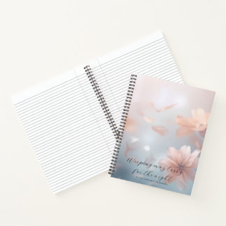 Psalm 30:5 Bijbelstudie Zachte Bloemen Maatwerk Notitieboek