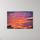 Psalm 30:5 Canvas Art (Voorkant)