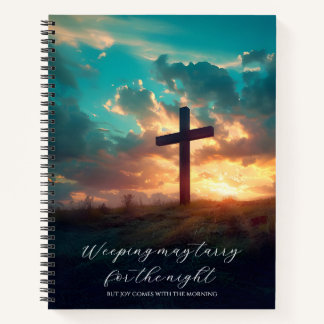 Psalm 30:5 Christelijk Kruis Maatwerk Notitieboek