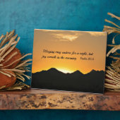 Psalm 30:5. Een avondmaal.. Fotoplaat (Zijkant)