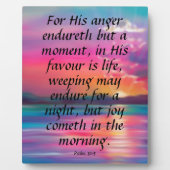 Psalm 30:5 fotoplaat (Voorkant)