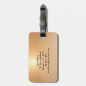 Psalm 30:5 Vreugde komt in de ochtend Bijbel Verse Bagagelabel (Achterkant verticaal)