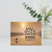 Psalm 30:5 Vreugde komt in de ochtend Bijbel Verse