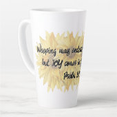 Psalm 30:5b latte mok (Linkerhoek)