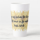 Psalm 30:5b latte mok (Voorkant)
