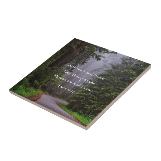 Psalm 31:14 Je bent mijn God Tegeltje (Zijkant)