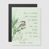 Psalm 31:25 zij is met de Manuscript van de Sterkt (Voorkant / Achterkant)