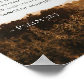 Psalm 32:7 Je bent mijn schuilplaats Bijbelversie Poster (Hoek)