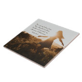 Psalm 32:7 Je bent mijn schuilplaats Bijbelversie Tegeltje (Zijkant)